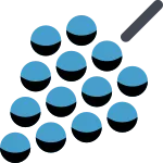 Grapes SVG Icon